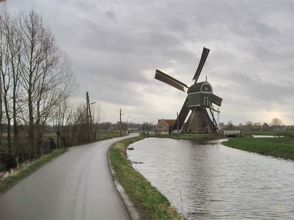 Windmill and water